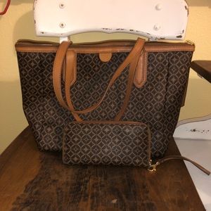 Fossil Handbag and matching Wallet